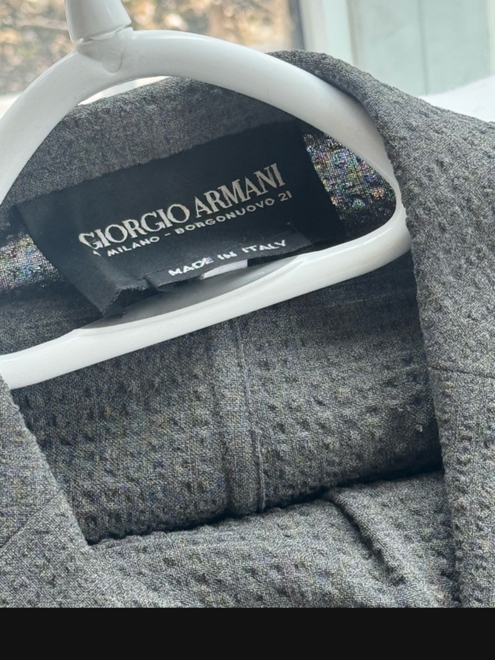 Armani two-piece suit